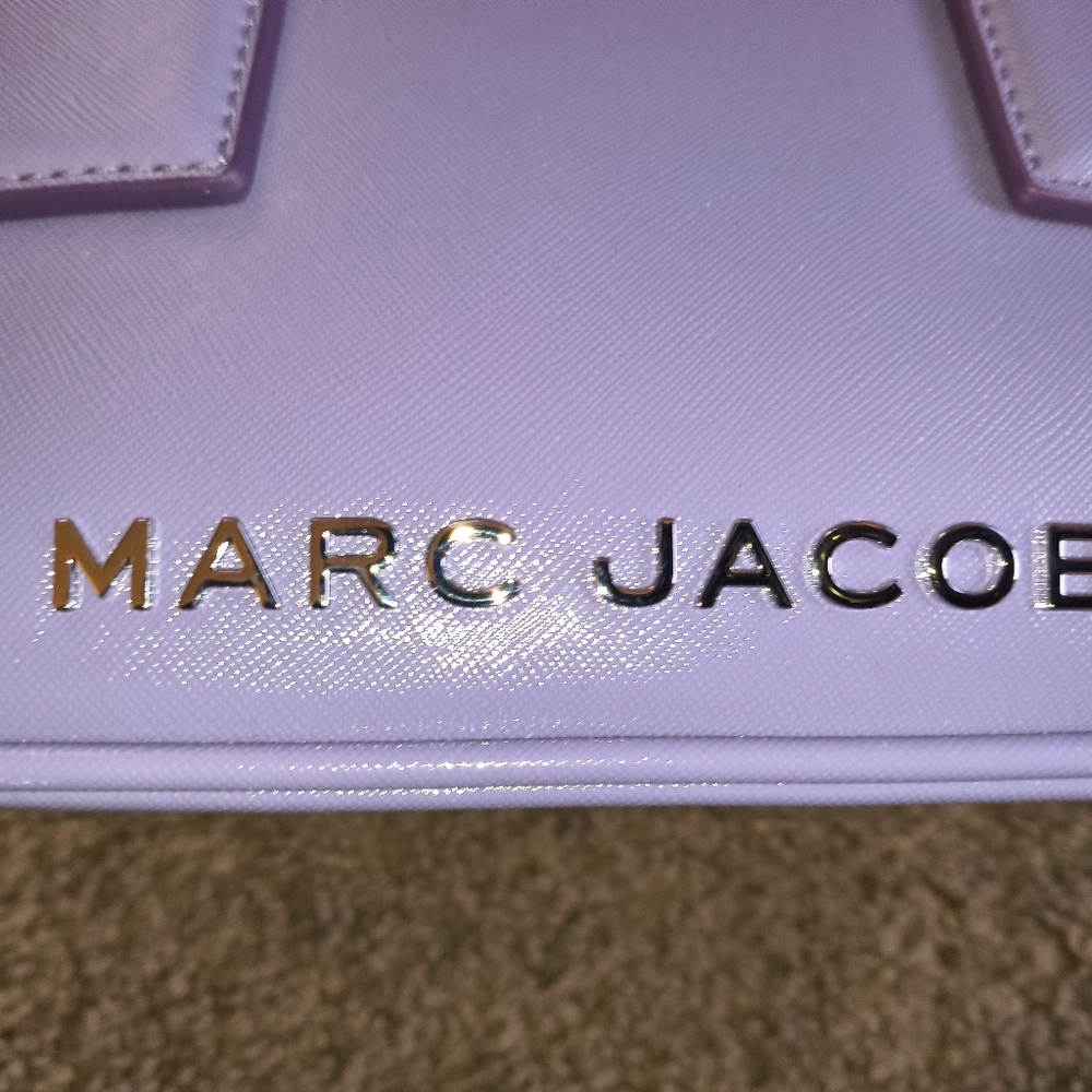 Marc Jacobs Purple Medium Satchel with Dome Shape and Silver Hardware - Picture 2 of 12